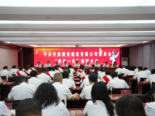 建设公司召开“两优一先”表彰大会